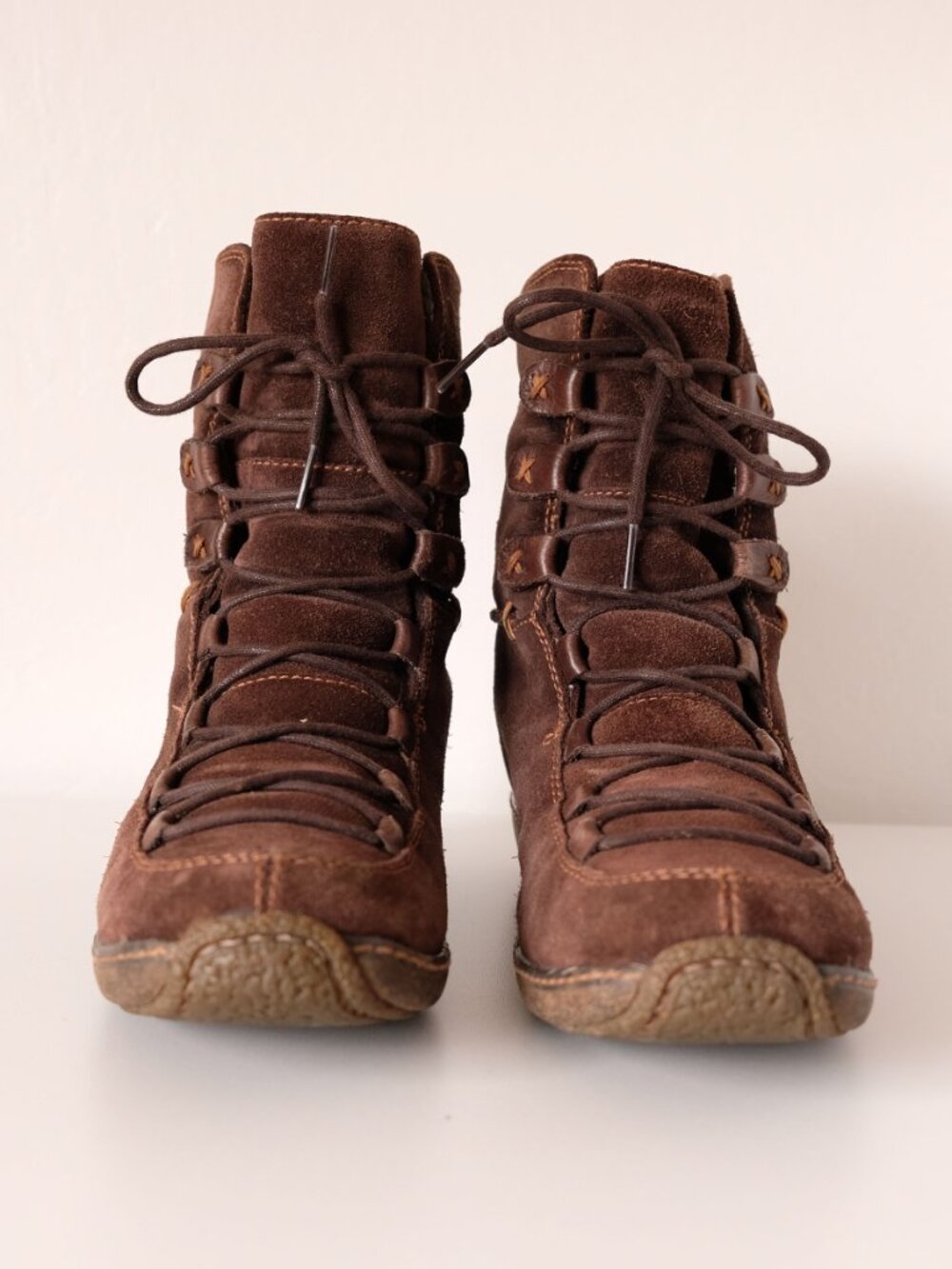 Timberland Reykir Ghillie 6931 Brown Suede Lace Up Mid Calf Boots, Size 8M, Good - Picture 3 of 8